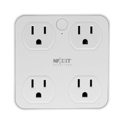 REGLETA-NEXXT-HOME-SMART-4-SALIDAS-4PORT-USB-WHITE--NHP-T610-