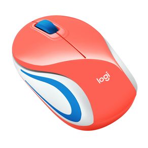 MOUSE-LOGITECH-MINI-M187-WIRELESS-CORAL--910-005362-