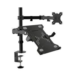 BRACKET-KLIPX-MONITOR-Y-PORTATIL-13--32--180-A°-BLACK-MATE--KMM-301-