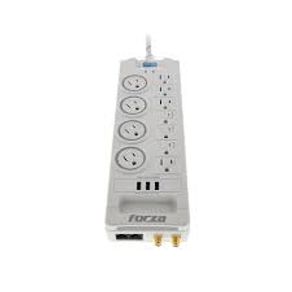 REGLETA-FORZA-SUPRESOR-SOBRETENSION-11-SALIDAS-W-USB-WHITE--FSP-1011USBW-