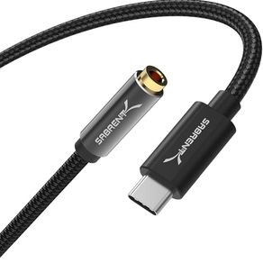 ADAPTADOR-SABRENT-USB-C-MALE-TO-AUDIO-3.5MM-FEMALE-W-CORD-20---CB-UC35-