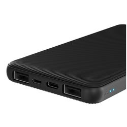 CARGADOR-KLIPX-POWERCELL-PLUS-RECHARGABLE-10K-15W-5V-3A-USB-A-C-BLACK--KPB-500-