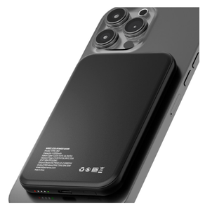 CARGADOR-KLIPX-POWERBANK-WIRELESS-MAGNETIC-5K-USB-C-BLACK--KPB-350-