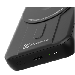 CARGADOR-KLIPX-POWERBANK-WIRELESS-MAGNETIC-10K-USB-C-BLACK--KPB-600-