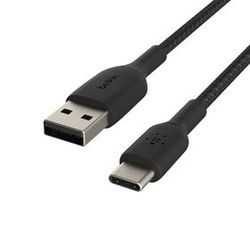 Belkin-BoostCharge-Braided-USB-A-to-USB-C-1m---Black48373800