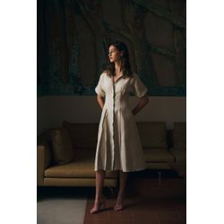 Vestido-pinza-Khaki---XSSide-View8397515